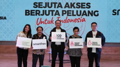 Smartfren Hadirkan Gerakan 100 Persen Internet untuk Indonesia