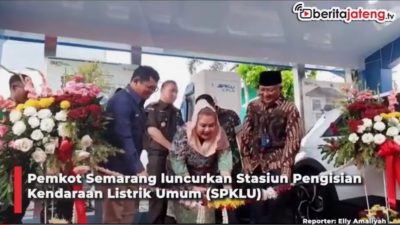 Video Balaikota Semarang Kini Punya Tempat Pengisian Daya Kendaraan Listrik