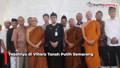 Video Tokoh Lintas Agama Gelar Halal Bihalal di Vihara