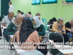 Video Ratusan Bacaleg Jalani Tes Kesehatan