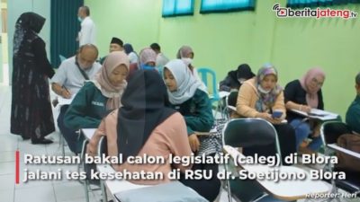 Video Ratusan Bacaleg Jalani Tes Kesehatan