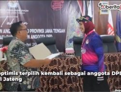Video Gowes dari Temanggung, Denty Daftar Calon DPD RI