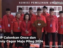 Video PDIP Calonkan Once Mekel, Marcel Siahaan, hingga Denny Cagur Maju Pileg 2024