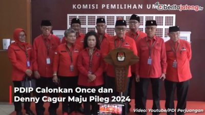 Video PDIP Calonkan Once Mekel, Marcel Siahaan, hingga Denny Cagur Maju Pileg 2024