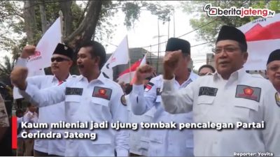 Video Milenial jadi Ujung Tombak Pencalegan Gerindra Jateng