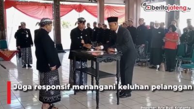 Video Lantik Dirut Baru, Bupati Semarang Minta PDAM Tak Lagi Merugi