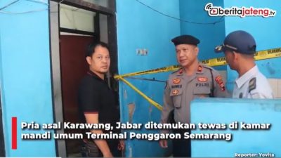 Video Pria Ditemukan Meninggal di Terminal Penggaron Semarang