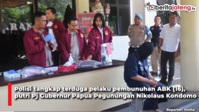 Video Pelaku Pembunuhan Putri Pj Gubernur Papua Pegunungan Kenal Korban dari Medsos