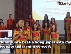 Video Paduan Suara Soegijapranata Catholic University Gelar Konser di Solo