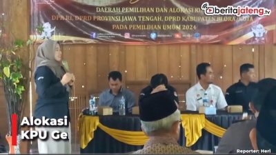 Video Alokasi Kursi 2 Dapil di Blora Berubah, KPU Gencarkan Sosialisasi
