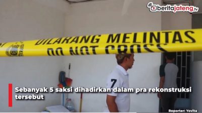 Video Pra Rekonstruksi Tewasnya Anak Pj Gubernur Papua Pegunungan
