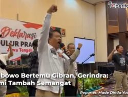 Video Prabowo Bertemu Gibran, Gerindra: Kami Tambah Semangat