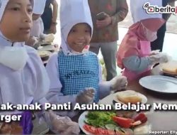 Video Anak-anak Panti Asuhan Belajar Bikin Burger di Hotel Horison