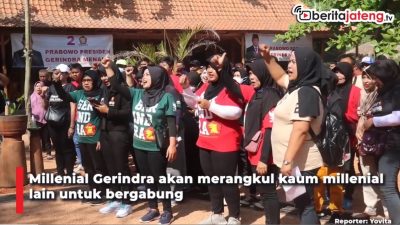 Video Milenial Semarang Dukung Prabowo di Pilpres 2024