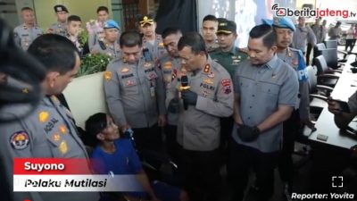 Video Pengakuan Pelaku Mutilasi Sukoharjo: Saya Takut dan Gemetar