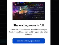 War tiket Coldplay Jakarta