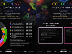 Harga Tiket Konser Coldplay Resmi Dirilis, Mulai 800 Ribu Hingga 11 Juta Rupiah!