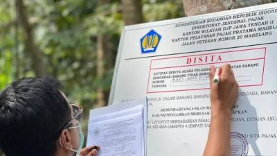 Kanwil DJP Jateng I Sita Aset Penunggak Pajak Senilai Rp 4,8 Miliar