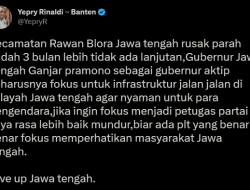 Kritik Ganjar Soal Jalan Rusak Jawa Tengah, Yepry Rinaldi: Lebih Baik Mundur!