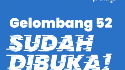 Kartu Prakerja Gelombang 52 Resmi Dibuka, Begini Cara Daftarnya