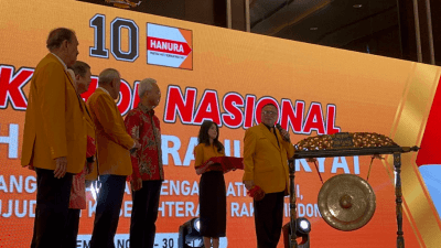 Hadiri Workshop Nasional Partai Hanura di Semarang, Oesman Sapta Oedang: Bu Mega Pasti Tahu Pilihan Rakyatnya