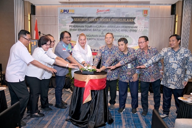 Pembangunan Jaringan Pipa SPAM Semarang Barat