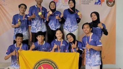 Tim Taekwondo Udinus Sabet 8 Medali Kejurnas ATF UI Taekwondo Championship