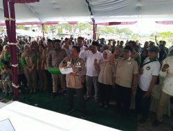 Deklarasi Papera Serukan Bendera Prabowo Berkibar di Pasar Tradisional Demak