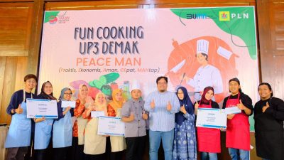 Sosialisasi Electrifying Lifestyle PLN UP3 Demak Gelar Lomba Fun Cooking