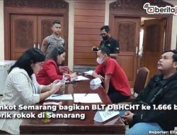 Video 1.666 Buruh Pabrik Rokok Semarang Terima BLT DBHCHT