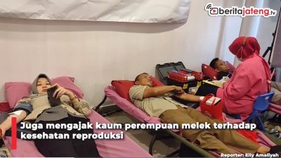 Video Donor Darah dan Talkshow Kesehatan Reproduksi Hotel Santika Semarang