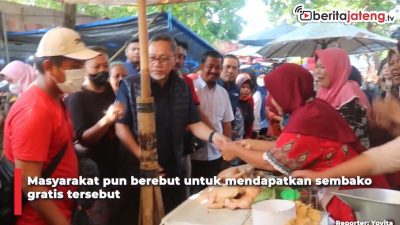 Video Mendag Pantau Harga Sembako di Pasar Karangayu