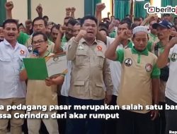 Video Ratusan Pedagang Pasar di Blora Dukung Prabowo Presiden
