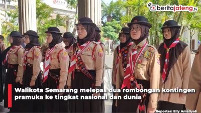 Video Kontingen Pramuka Semarang Ikut Jambore di Korea