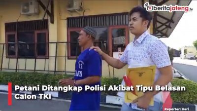 Video Tipu Belasan Calon TKI, Petani di Rembang Ditangkap Polisi