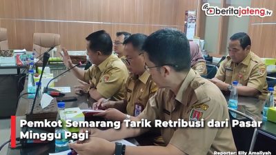 Video Pemkot Semarang Tarik Retribusi dari Pasar Minggu Pagi