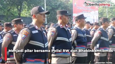 Video Polda Jateng Aktifkan Kasat Kamling Jelang Pemilu 2024
