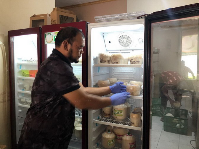 usaha olahan kelapa muda