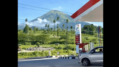 Isi Bensin Sekaligus Healing, SPBU Terindah di Wonosobo Ini Punya View Pegunungan Bak Lukisan