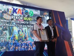 KAI Gandeng IRPS dan 3D Zaiku Pecahkan 3 Rekor MURI