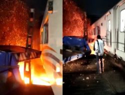 Truk Nyangkut di Perlintasan Penyebab Kecelakaan Kereta di Madukoro Semarang