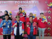 Cabor Tenis Putri Jateng Sabet Juara Pertama PORNAS XVI KORPRI 2023