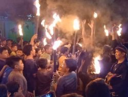 Ratusan Warga di Blora Ikuti Tradisi Lamporan untuk Usir Pagebluk