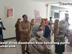 Video Pegawai Dinkes Kota Semarang Sempatkan Lakukan Peregangan saat Bekerja