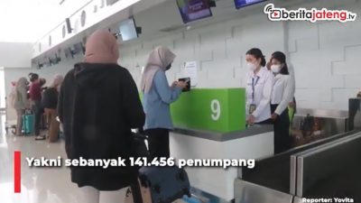 Video Jumlah Penumpang Pesawat Bandara Ahmad Yani Semarang Meningkat 20 Persen