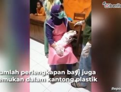 Video Temukan Bayi di Teras Rumah, Warga Geger