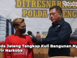 Video Polda Jateng Tangkap Kuli Bangunan Nyambi Kurir Narkoba