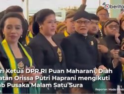 Video Putri Puan Maharani Ikut Kirab Pusaka Malam Satu Sura