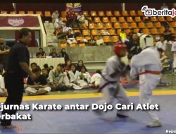 Video Kejurnas Karate antar Dojo Cari Atlet Berbakat
