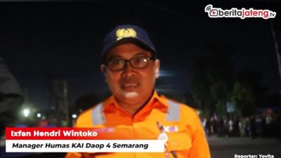 Video Ngeri, Ada 626 Penumpang dalam Kereta Api Tabrak Truk di Semarang